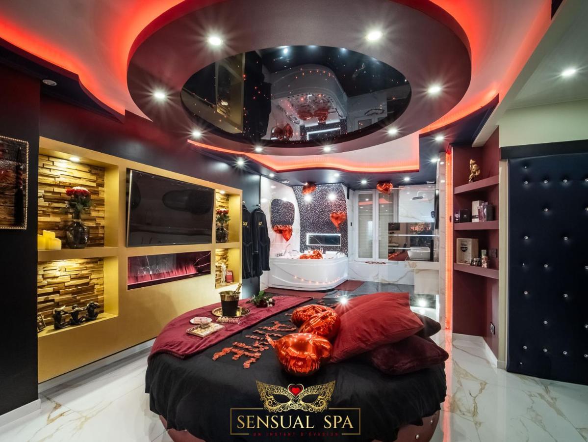 Sensual Spa- Love Room Jacuzzi Hammam Terrasse Nancy Exterior photo